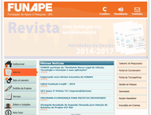 Tablet Screenshot of funape.org.br